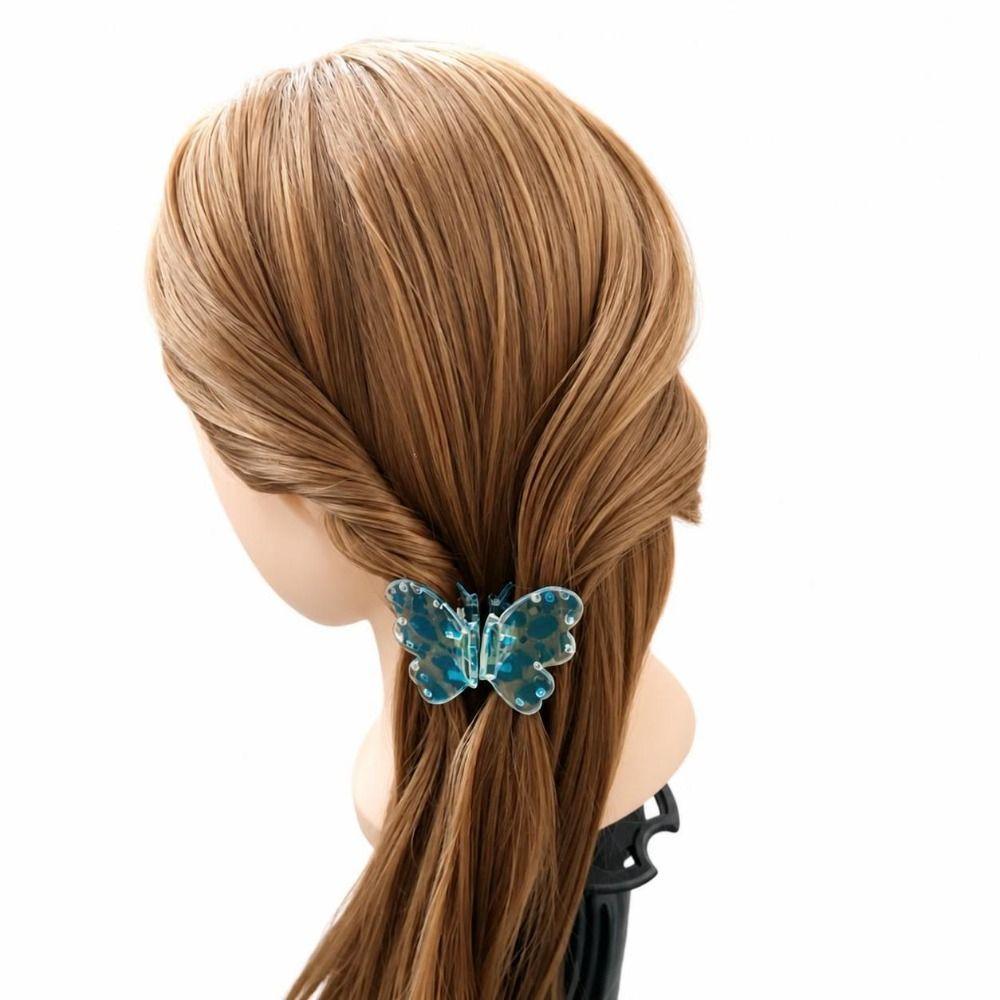 1pc Butterfly Shape Magnetic Hair Clip Magnetic Closure Decorative Hair Clip Hair Styling