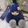 Pompom Cute Pompom Keychain Expression Face Cute Fluffy Plush Doll Key Chain  Girl Gift