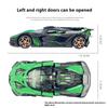 1:Масштаб 1:32 Bugatti Литой металлический автомобиль Модель Симуляция звука и света Гоночный спортивный автомобиль Детская игрушка Коллекция Украшение Подарок