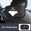 Car Seatback Tissue Box Armrest Paper Napkin Storage Bag Accessories  For Lexus UX250h RX450h CT200h RX400h NX300h RX350 RX300 G