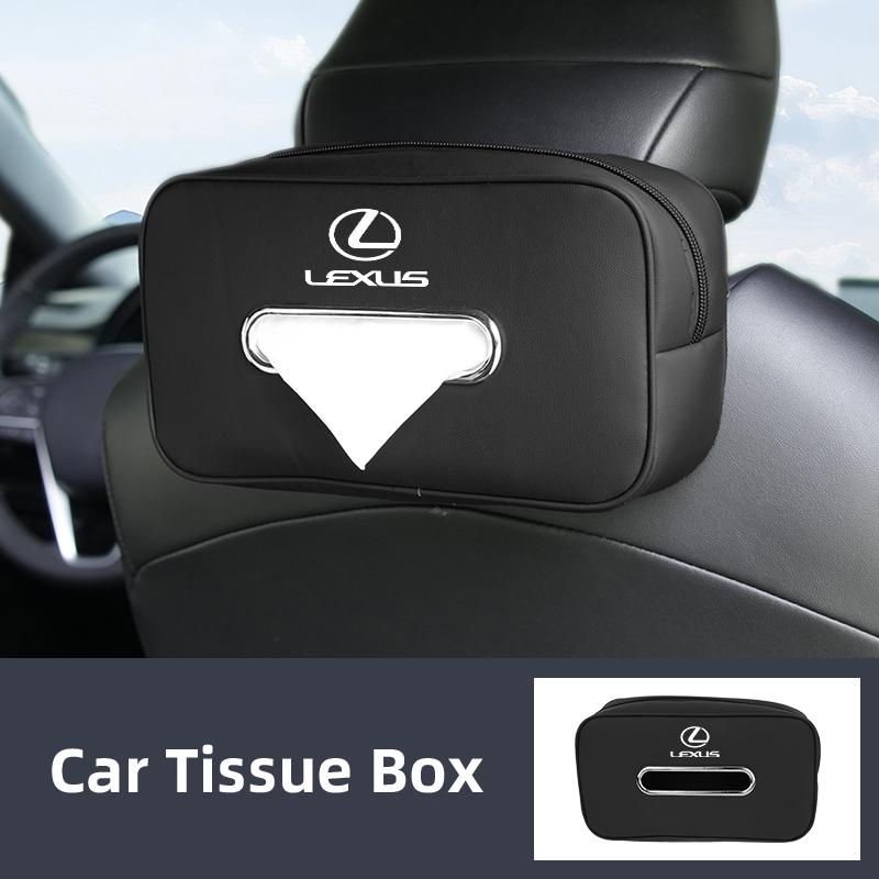 Car Seatback Tissue Box Armrest Paper Napkin Storage Bag Accessories For Lexus UX250h RX450h CT200h RX400h NX300h RX350 RX300 G