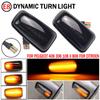 Для Peugeot 306 106 406 806 Expert Partner для Citroen Berlingo Jumpy Saxo Xantia XM динамический светодиодный указатель поворота, боковой маркер
