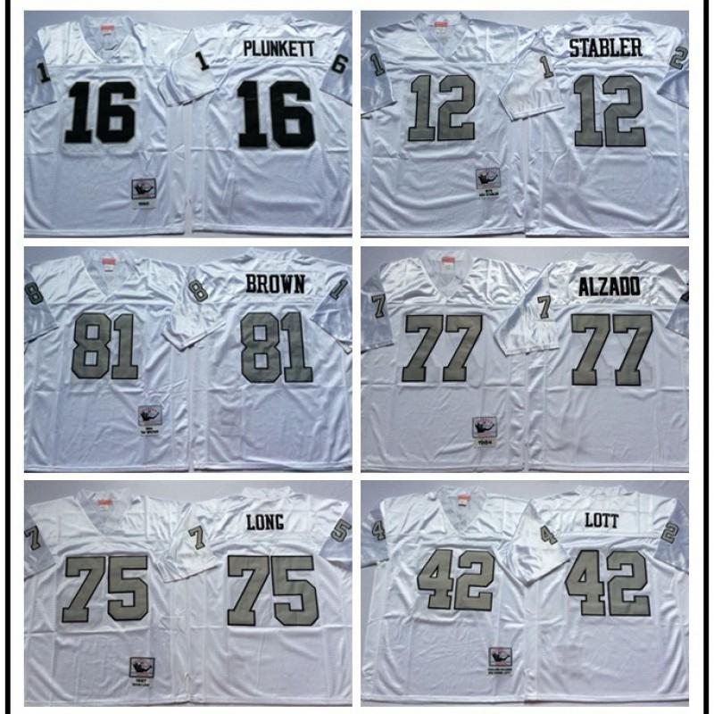 Rugby Jersey Oakland Raiders Retro Style Embroidered Football Uniform Men Women