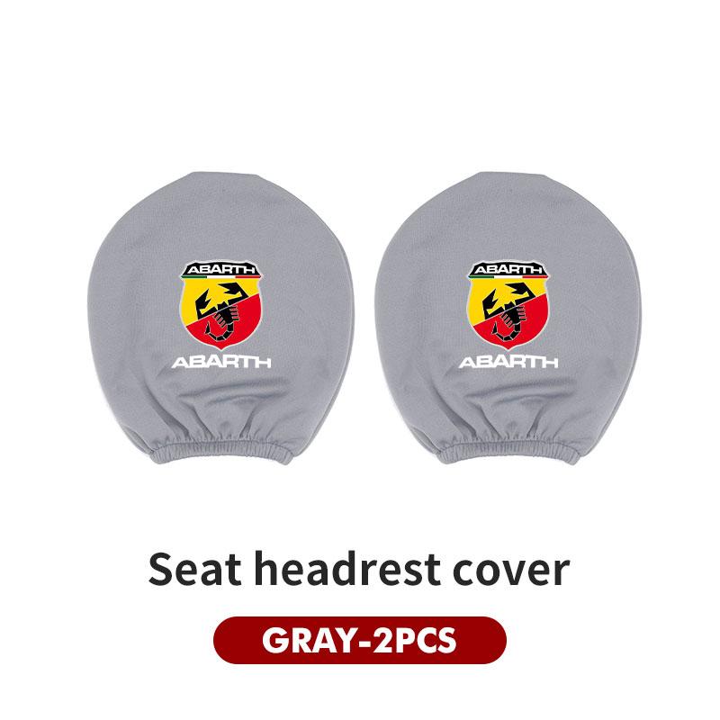 ASF1 Car Seat Headrest Neck Pillow Dustproof Protective Cover compatible for Abarth FIAT 500 Ducato Stilo Palio UNO Astra Bravo Tipo