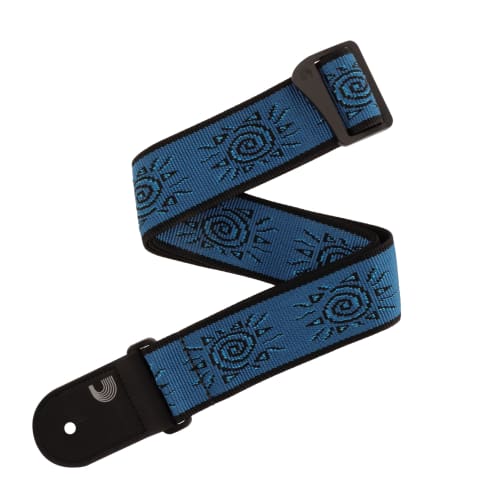 D'Addario Vingate Strap Collection Blue Suns 50PW04 Guitar Strap