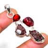 Hessonite Garnet Garnet Gemstone 925 Silver Plated Jewelry Pendant 2.08"