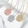 Two-wearing Love Four-leaf Clover Pendant Ladies Niche Design Necklace