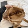 Straw Knitting Beach Bag for Women Handmade Bohemia Style Shoulder Handbags