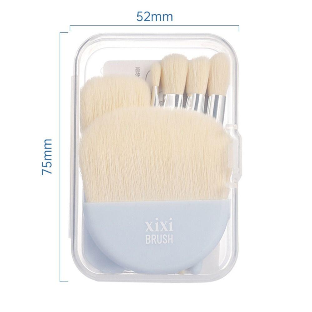 6Pcs Mini Eyelash Brush Soft Makeup Brushes Set Concealer Brush Beauty Foundation Eye Shadow Tool