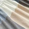 Sleeping grid skin friendly pure cotton thick bed sheet
