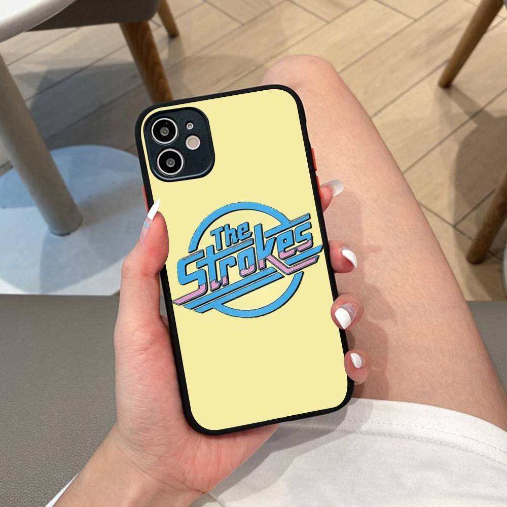 Classic Famous Rock Band The S-strokes Phone Case For IPhone 14 11 12 13 Mini Pro Max Plus X XR XS MAX Translucent Matte Cover