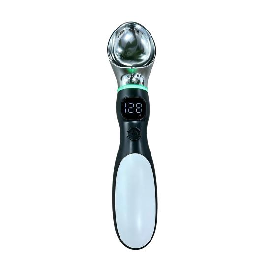 Heated Ice Cream Scoop, Rechargeable Ice Cream Scooper with LED Display, Electric Warming Spoon for Hard Ice Cream, Gelato, Frozing Yogurt & Sorbet