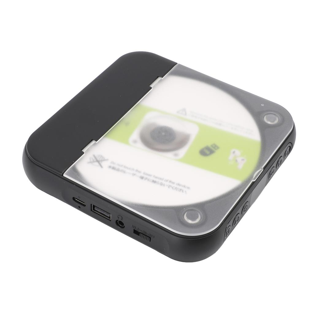 Портативный CD-плеер BT Retro Style с двумя динамиками, музыкальный проигрыватель с поддержкой CD, USB, AUX-входа для дома