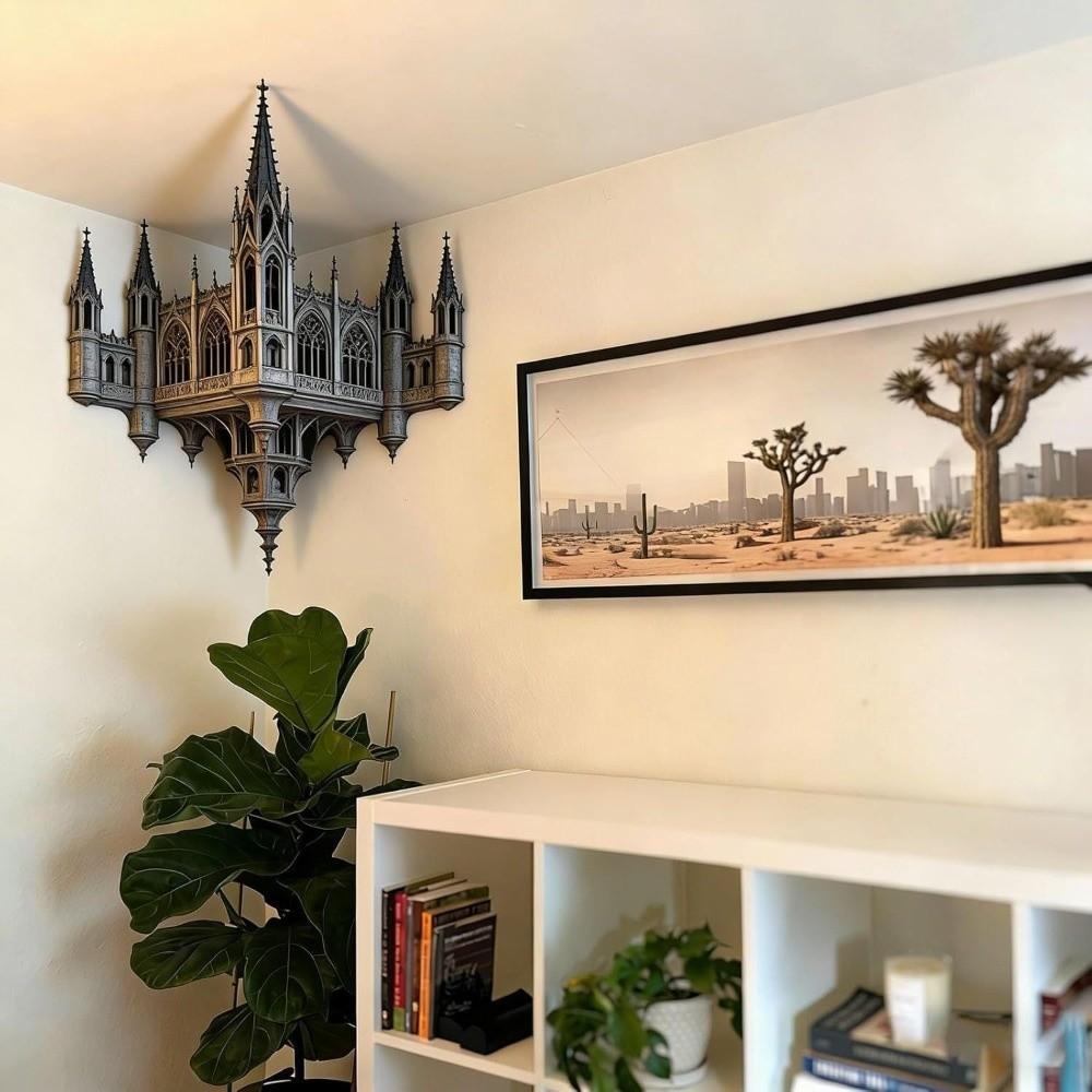 3D Walls Decal Irregular Illusion Corner Wall Sticker New Wall Art Sticker  Home Decoration