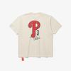 New Era Футболка с автографом игрока Philadelphia Phillies Кремовая 15147522