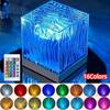 USB Water Ripple Crystal Lamp 16 Colors Light Northern Lights Projector Bed Room Decor