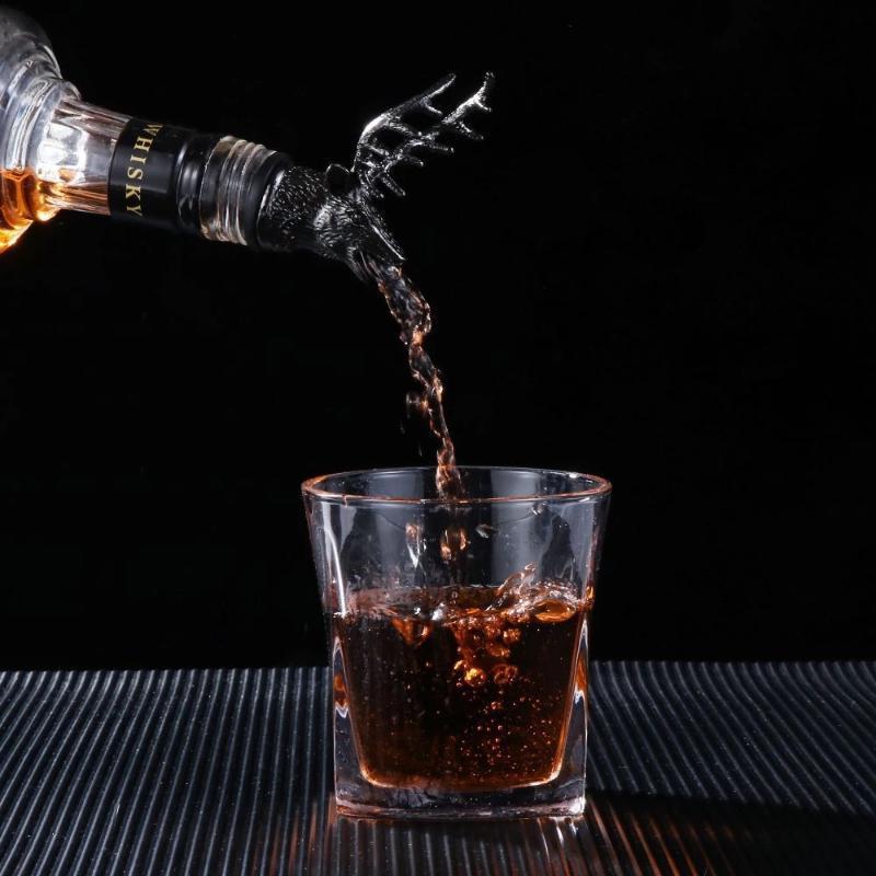 Сплав цинка, голова оленя, наливная машина для вина, уникальные пробки для бутылок вина, аэраторы для вина, барные инструменты, кухонные аксессуары