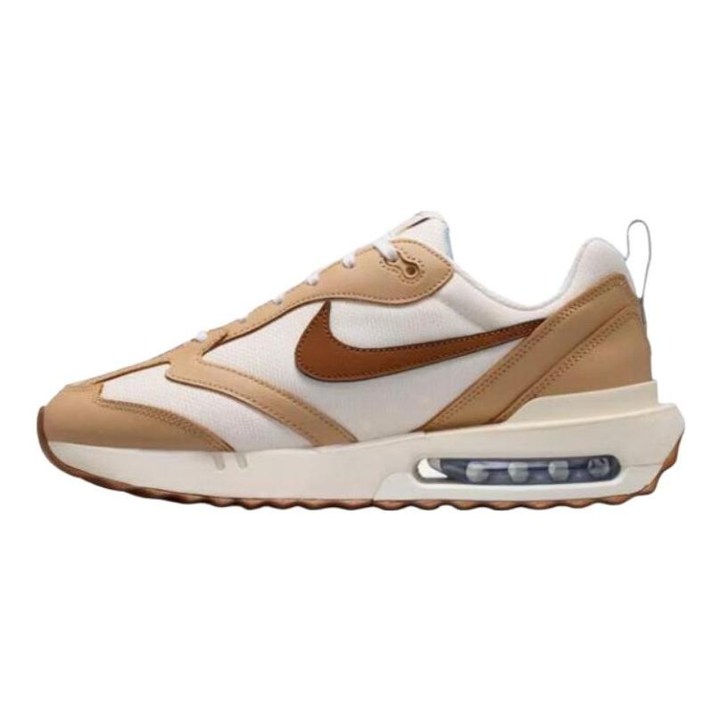 Nike Air Max Dawn Амортизация Низкие Кроссовки для Бега Мужские Бело-Коричневые IR7542-121