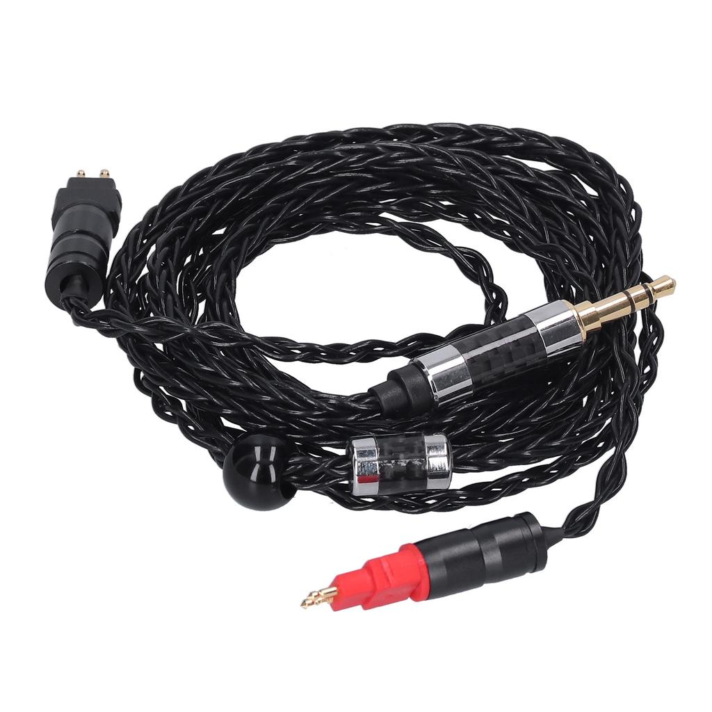 Двойная игла 8-жильный сбалансированный OCC посеребренный o кабель для Sennheiser HD600 HD5803.5mm стерео