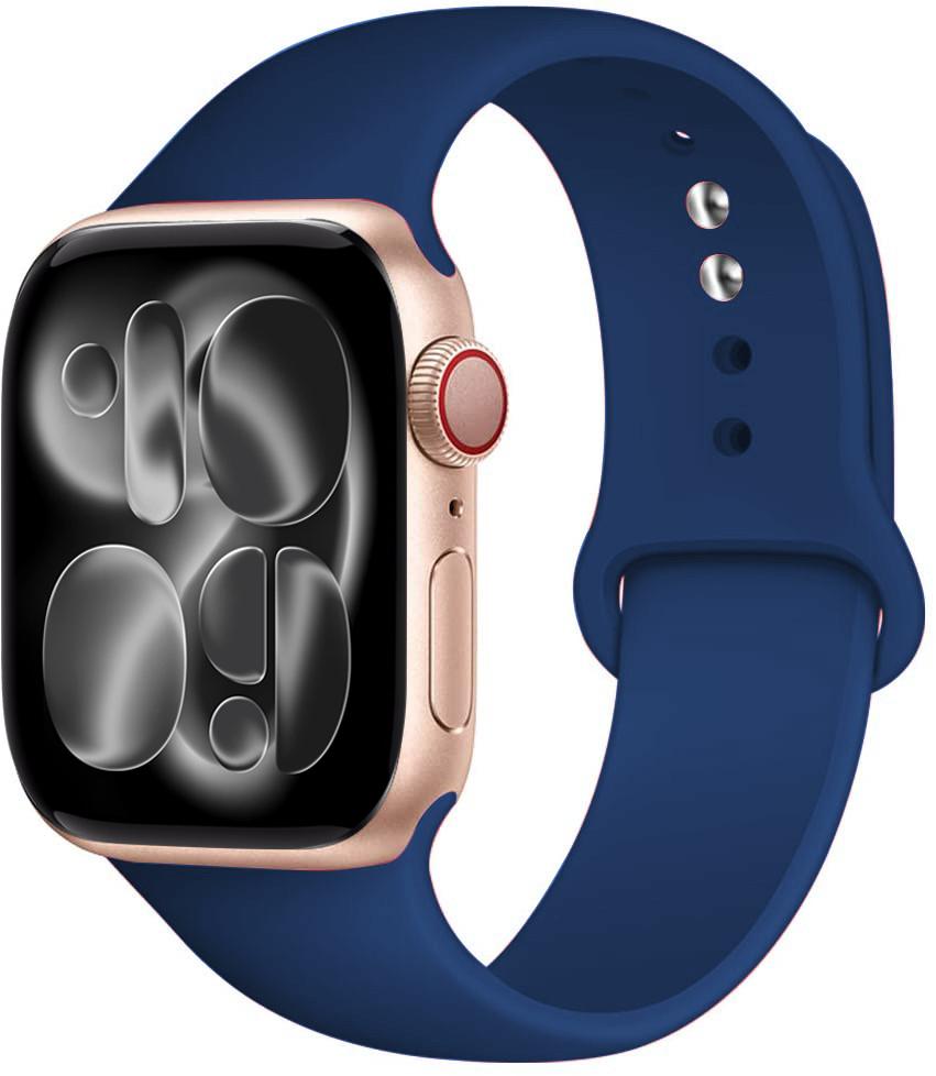 Силиконовый ремешок Для Apple Watch 11 band 44mm 40mm 49mm 45mm 41mm 38 46mm 42mm correa bracelet iWatch series 9 8 7 6 SE ultra 2 3