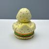 Hamburger Duck Figurine Resin Burger Duck Statue Novelty Desktop Duck Sculpture for Home Office Shelf Table Decoration