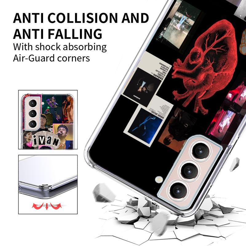 Чехол для телефона I-Ivan Cornejo Singer для Samsung Galaxy S25 Edge S24 S23 FE S21 S20 S10 Plus S22 S26 Ultra Прозрачные чехлы Силиконовый колпачок TPU