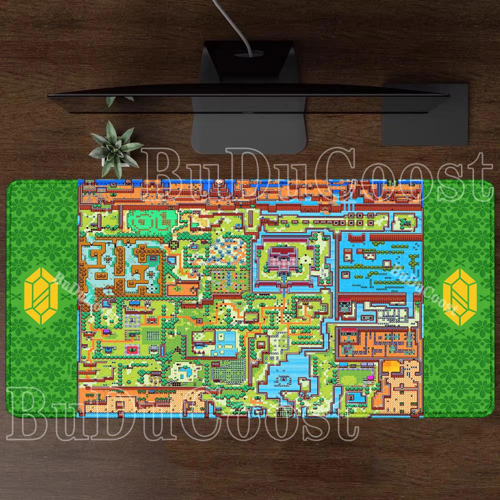 HD Printing Zeldas of Legends XXL Mouse Pad PC Keyboard overlock Mousepad Large Carpet Office accessories Non-slip base Desk Mat