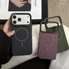 Кросс-бордерный чехол для iPhone 17 Pro Max с магнитной фиксацией и ударопрочной технологичной тканью