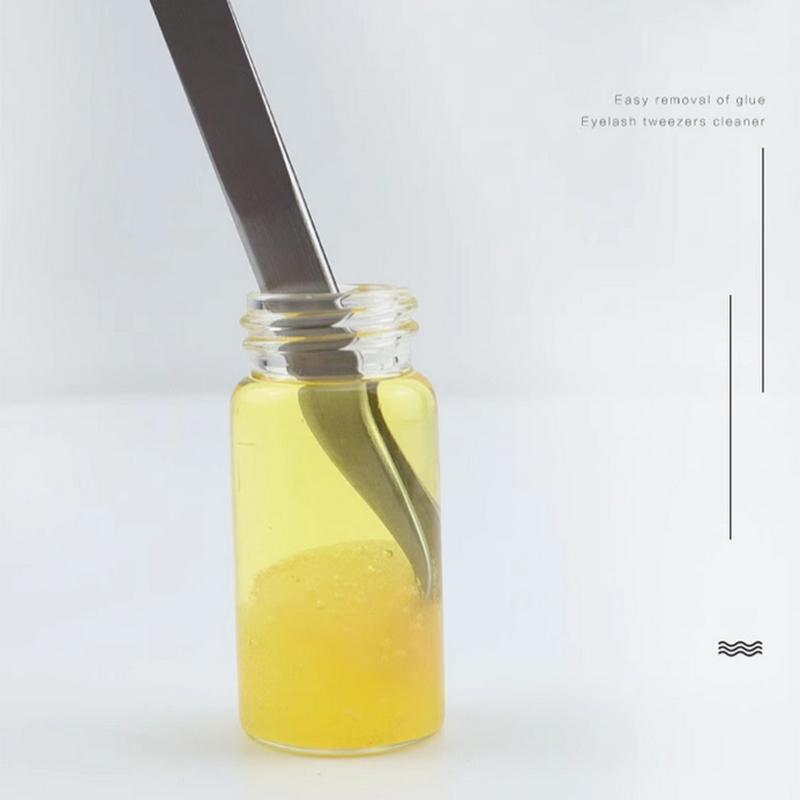 25 мл Очищающее средство для пинцетов для ресниц Средство для удаления клея для ресниц Жидкость для чистки Губка для акрила Принадлежности для наращивания ресниц Очиститель для макияжа