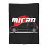 JDM Micra Blanket Soft Warm Flannel Throw Blanket Plush for Bed Living room Picnic Travel Home Couch