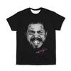 Post Malone Short-sleeved T-shirt, Portrait of European and American Street Rock Rapper GHETTO Star, Casual Unisex Quick-dry Top