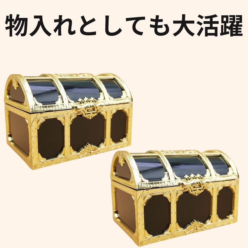 EINEY Treasure Antique Pirate Treasure Treasure Gold Accessory Jewelry Set of Photography Accessories Box, Box, Box, Coin, Coin, Case,