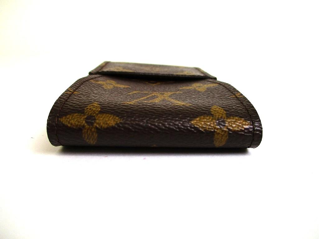 Authentic LOUIS VUITTON Monogram Leather Brown Cigarette Cases #b136 Seller refurbished