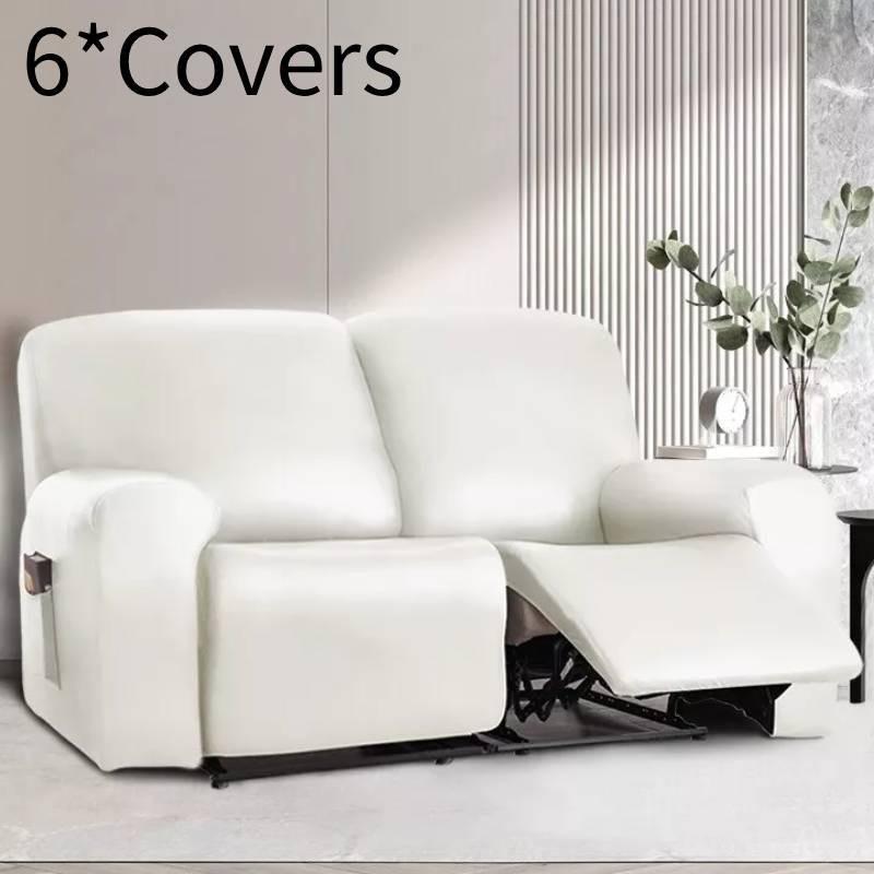 Роскошный чехол на диван из искусственной кожи ПУ Водонепроницаемый Полная защита Чехол для кресла-реклайнера Комплект