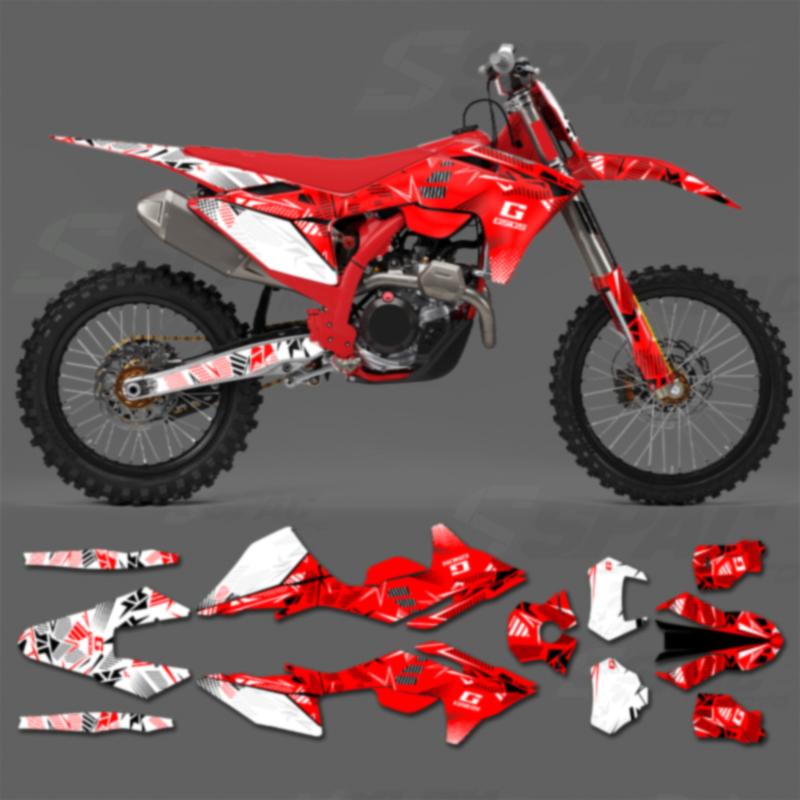 SPACE Motorcycle Graphics Decals Stickers for GASGAS  2024 2025 2026 EC MC Decals Stickers Kits 001