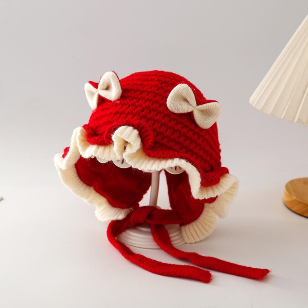 Милые шапки с отворотом Осенне-зимние шапки-пуловеры Новые шапки с защитой ушей