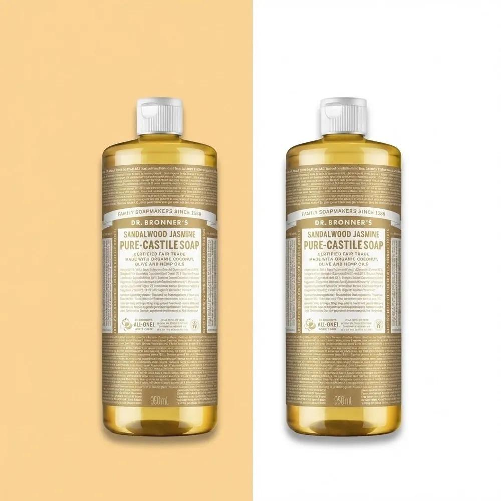Dr. Bronner's Sandalwood Jasmine Pure Castile Soap Body Wash 950ml (2 bottles)
