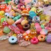 5 шт./лот или 20 шт./лот, 80 стилей, микс фруктов, животных, эскимо, конфеты, серьги из смолы, подвески, брелок для ключей, браслеты, кулон для изготовления ювелирных изделий