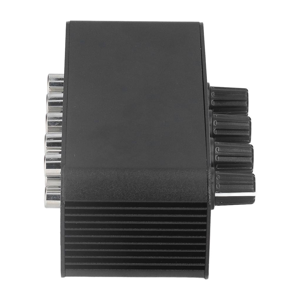 Стерео микшерный пульт 4 канала RCA вход и выход Мини стерео микшер с раздельными регуляторами громкости фо