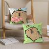 Cute Anime CapybaraS Pillow Gift Home Office Decoration Bedroom Sofa Car Cushion Cover Case 45x45