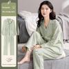 Women's Cotton Pajamas: Loose Fit Long Sleeve, Spring/Autumn Thin Style, Wear Indoors or Out