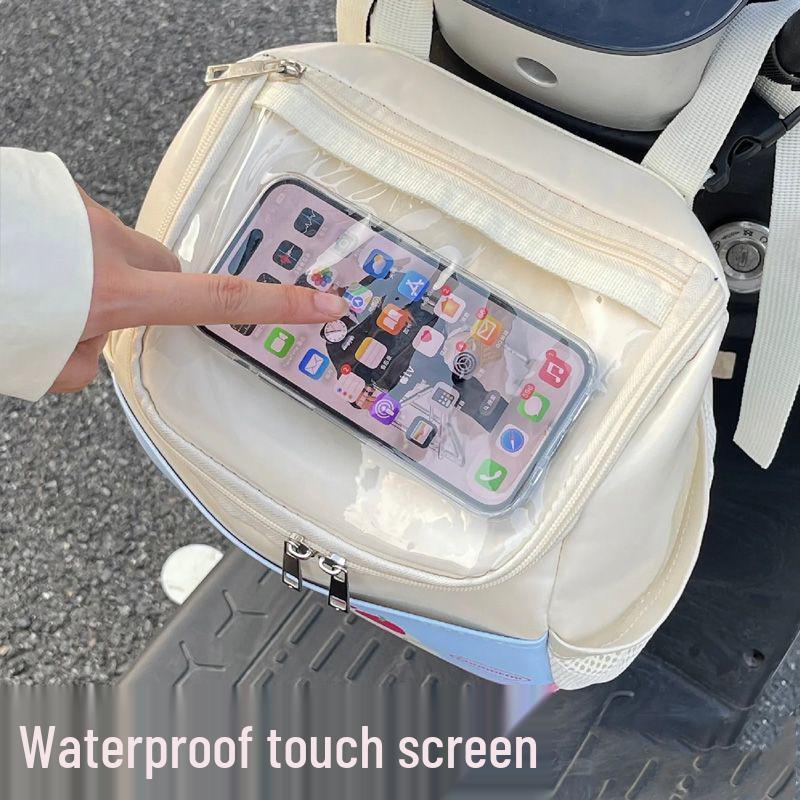 Waterproof Front Hanging Storage Bag for Electric Vehicles and Bicycles