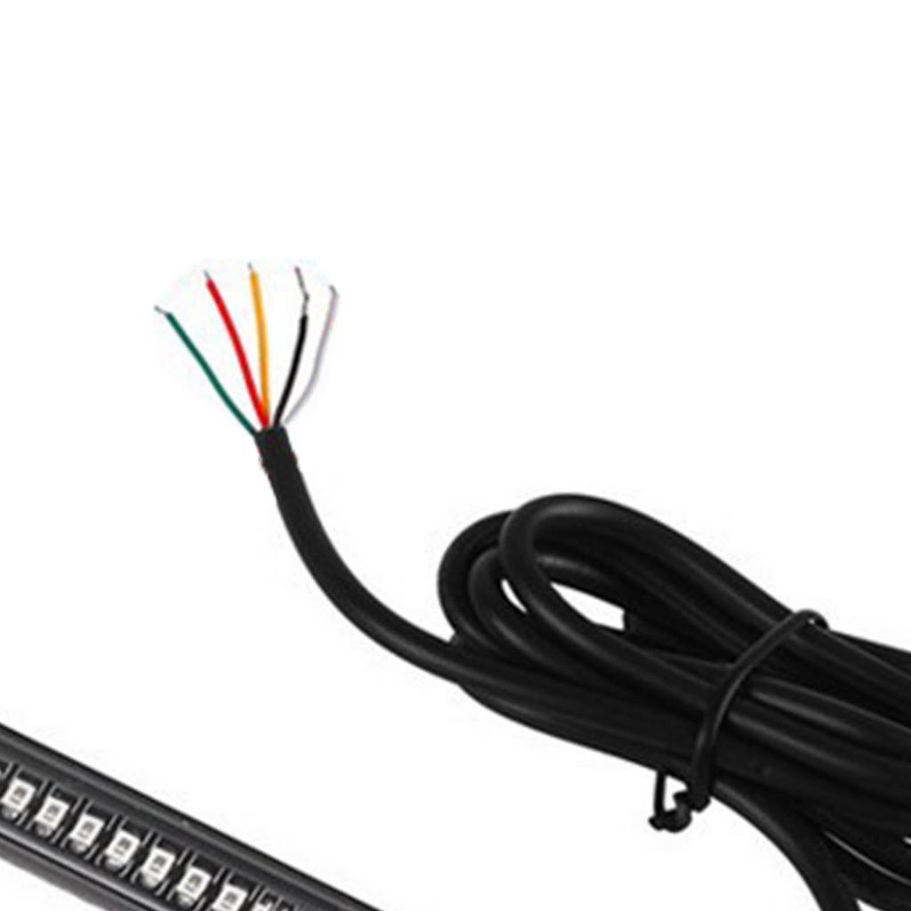 Светодиодный фонарь номерного знака мотоцикла, многофункциональный красный желтый светодиодный задний фонарь для модификации