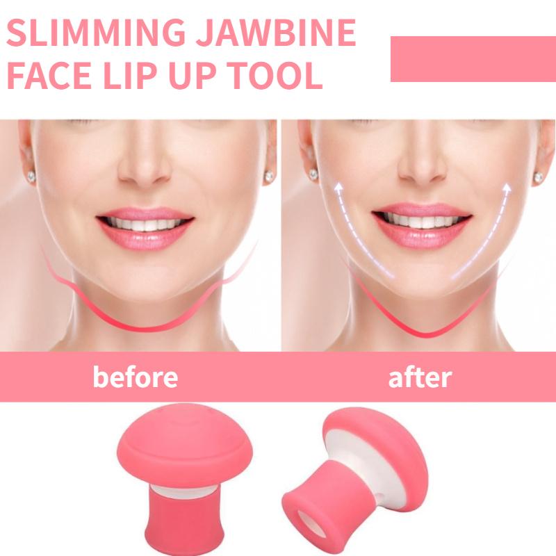 Fast Thin Face Silica Gel Mouth Jaw Exerciser Slimming Face Lift Tool Chin V-Shape Face Lifting Anti-wrinkle Removal Blow Breath