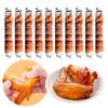 Chicken Wing Rails Grilling Wing Rails 304 Stainless Steel Flat Chicken Wing BBQ Fork for Outdoor Picnic Camping BBQ