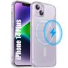 Protective Case - BOOLING - for iPhone 14 Plus - Magnetic Ring - Shockproof Transparent