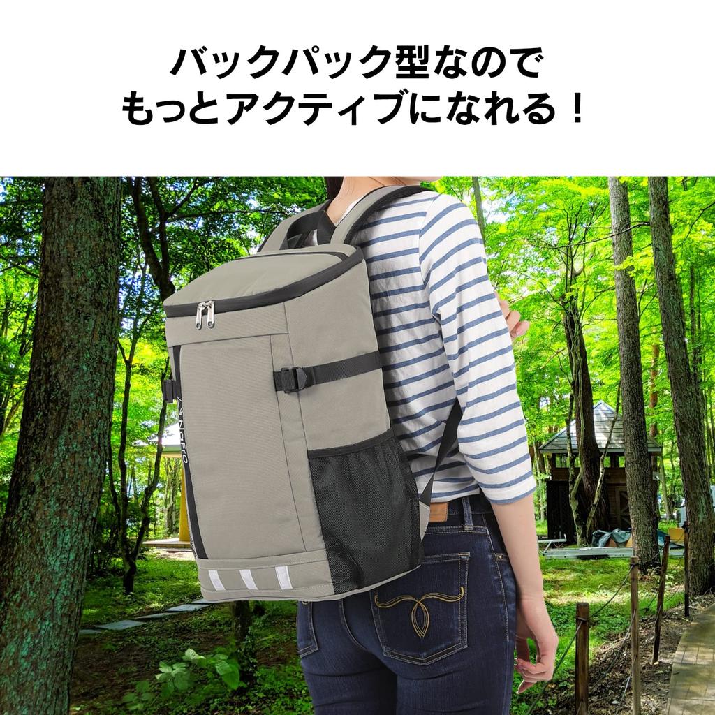 Рюкзак Kamakura NaFro NaFro, сумка-холодильник, термосумка для кемпинга, сумка-холодильник, холодный рюкзак, оливковый "Cold Tamotsu-san"