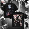 Retro Homage Unisex Tee Kpop Fan Merch 2026 Summer New Unisexs Womens Casual Fashion Oversized Tshirt Street Wear Y2K