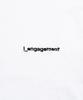LENGAGEMENT Классическая футболка с коротким рукавом и логотипом [Белый]