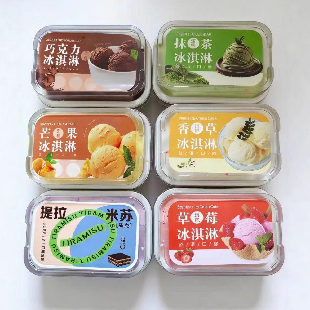 3D Sticky Box Cake Squishy Toy Slow-rebound Squishy Fidget Toy Office Desk Toy
